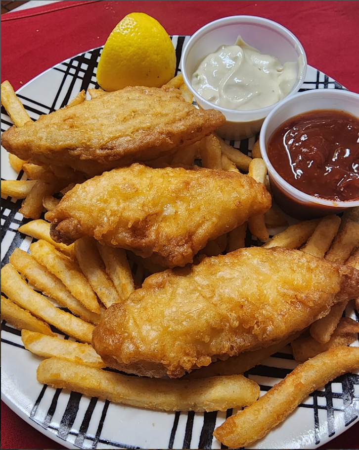 chicken and fries