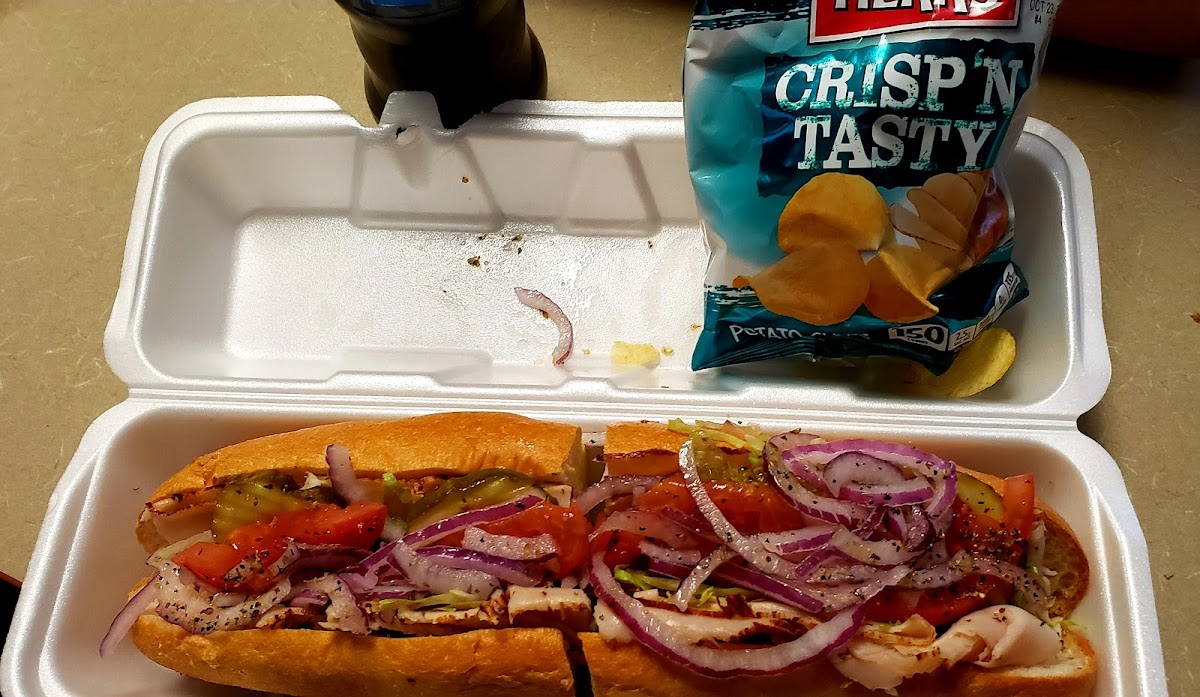 Top view of table full of food
